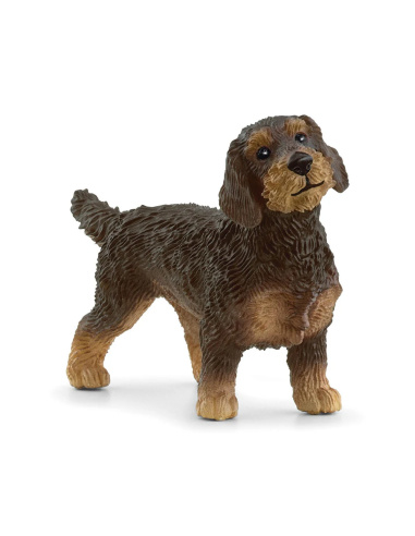 Teckel Poils Durs Figurine Schleich | Chien Allemand