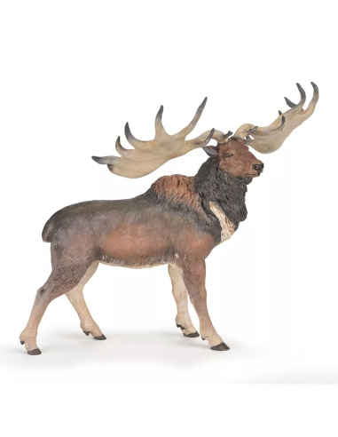 Mégalocéros Papo 55080 - Figurine Mammifère Préhistorique | Cerf Géant du Pléistocène