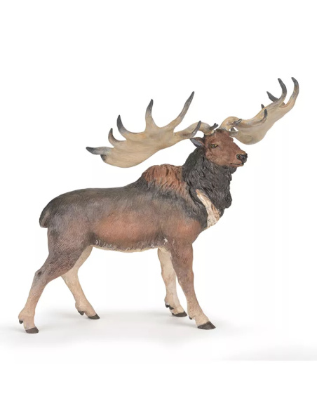 Mégalocéros Papo 55080 - Figurine Mammifère Préhistorique | Cerf Géant du Pléistocène