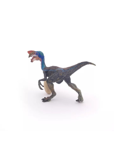 Oviraptor Bleu Figurine Papo 55059 | Dinosaure à Crête du Gobi