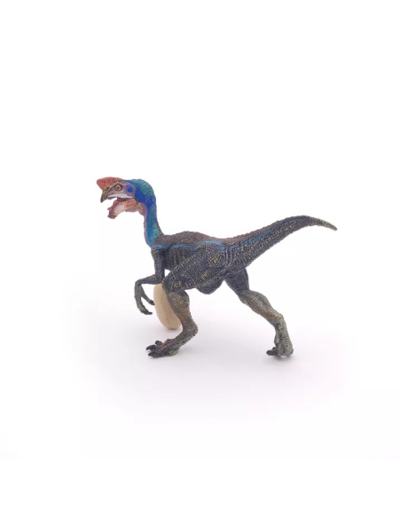Oviraptor Bleu Figurine Papo 55059 | Dinosaure à Crête du Gobi