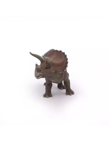 Tricératops Figurine Papo 55002 – Dinosaure Herbivore Corne Bouclier