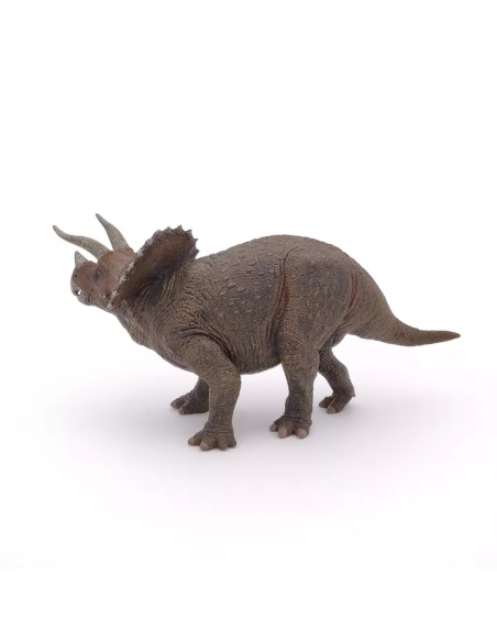 Tricératops Figurine Papo 55002 – Dinosaure Herbivore Corne Bouclier