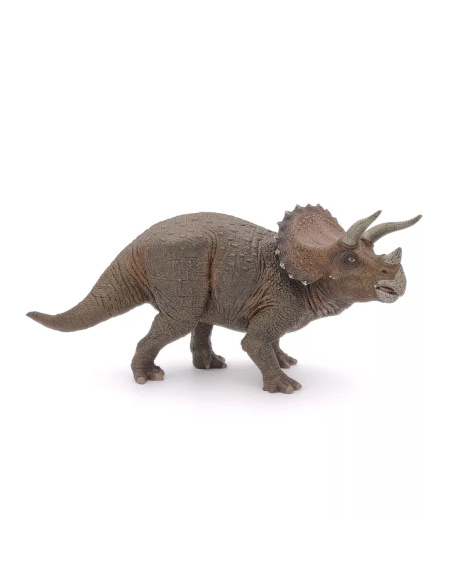 Tricératops Figurine Papo 55002 – Dinosaure Herbivore Corne Bouclier