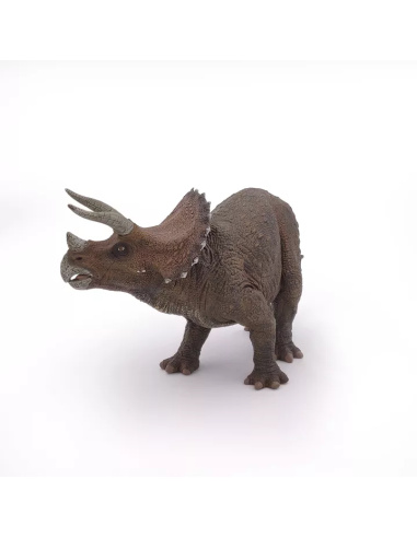 Tricératops Figurine Papo 55002 – Dinosaure Herbivore Corne Bouclier