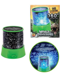 Projecteur Dinosaures 360° - World of Dinosaurs | Jouet Projection Dino