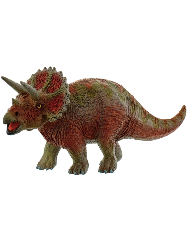 Triceratops Bullyland Medium - Figurine Dinosaure à Trois Cornes | Cératopsien Crétacé