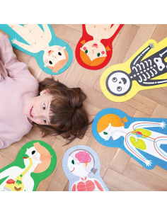 Puzzle géant éducatif “Mon corps” – Corps humain dès 3 ans 2