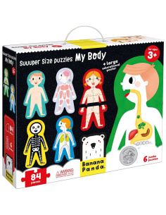 Puzzle géant éducatif “Mon corps” – Corps humain dès 3 ans