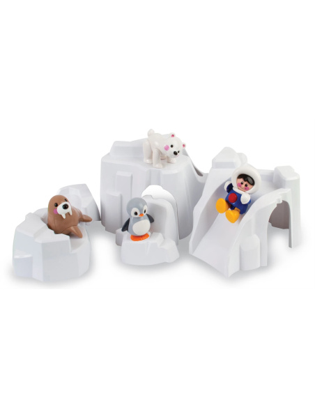 Set Iceberg Tolo First Friends - Animaux Polaires Banquise 8 Pièces