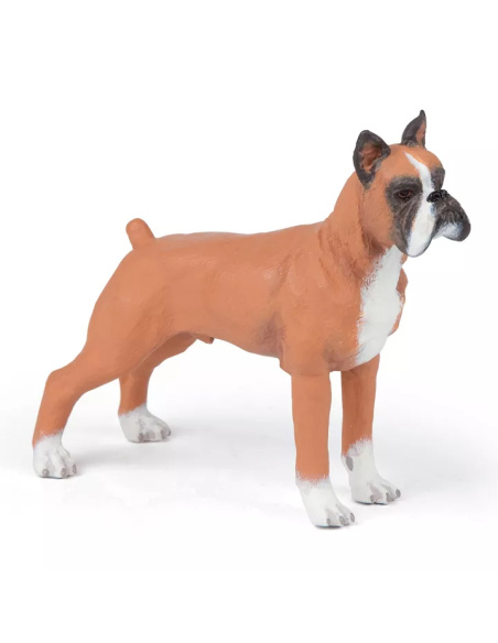 Boxer Papo 54019 - Figurine Chien de Garde Allemand | Collection Animaux Domestiques