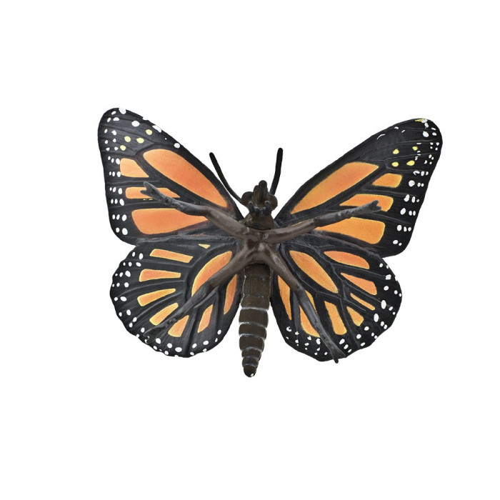Papillon Monarque Safari Ltd 542006 - Figurine Danaus plexippus Pollinisateur