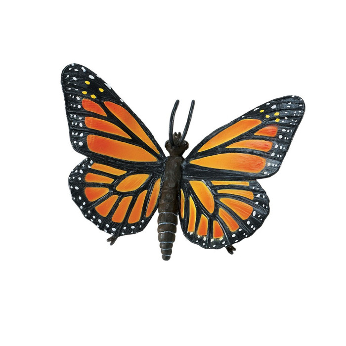 Papillon Monarque Safari Ltd 542006 - Figurine Danaus plexippus Pollinisateur