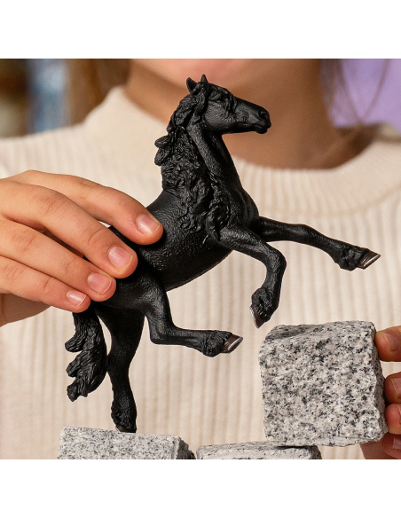 Étalon Frison Figurine Schleich | Reproducteur Noir