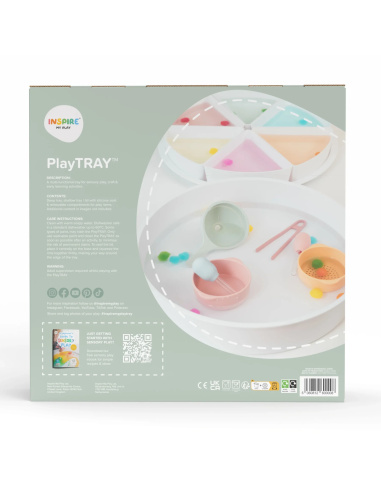 PlayTRAY – Bac sensoriel avec couvercle | Inspire My Play