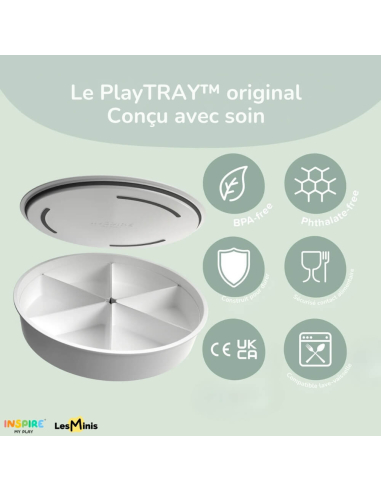 PlayTRAY – Bac sensoriel avec couvercle | Inspire My Play
