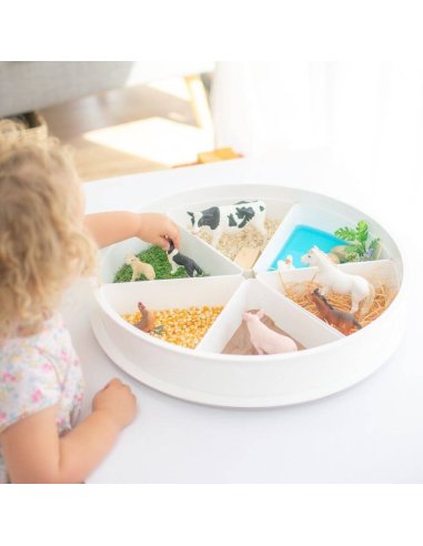 PlayTRAY – Bac sensoriel avec couvercle | Inspire My Play