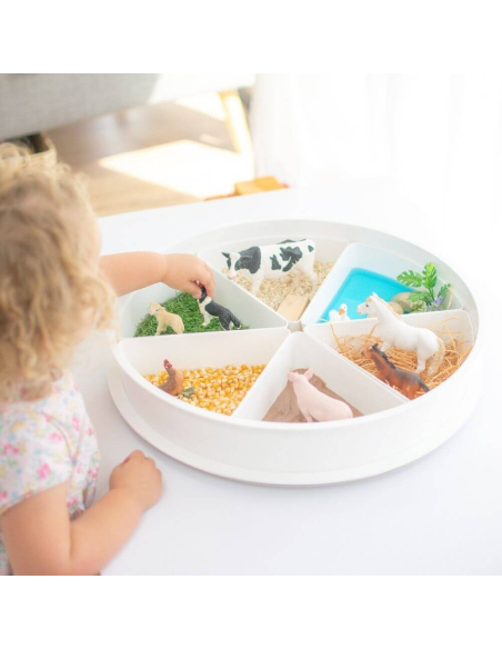 PlayTRAY – Bac sensoriel avec couvercle | Inspire My Play
