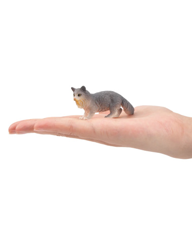 Figurine chat des forêts norvégiennes gris Toymany
