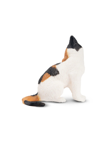 Figurine chat écaille de tortue assis Toymany