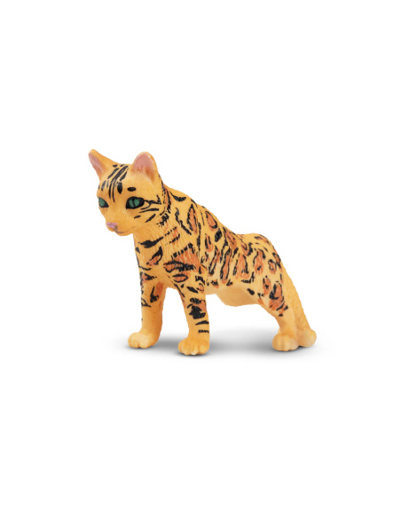 Figurine chat tacheté type léopard Toymany