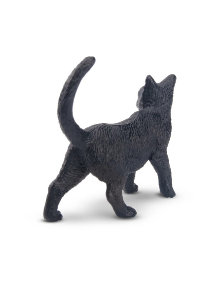 Figurine chat noir en marche Toymany