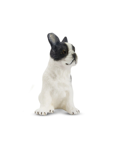 Figurine chiot Bouledogue français assis Toymany