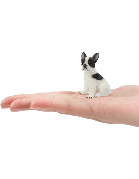 Figurine chiot Bouledogue français assis Toymany