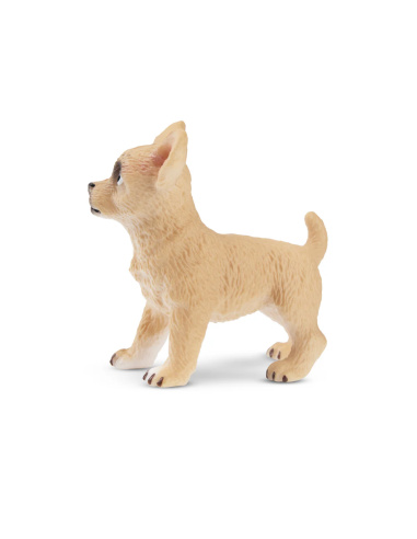 Figurine chiot Chihuahua fauve debout Toymany
