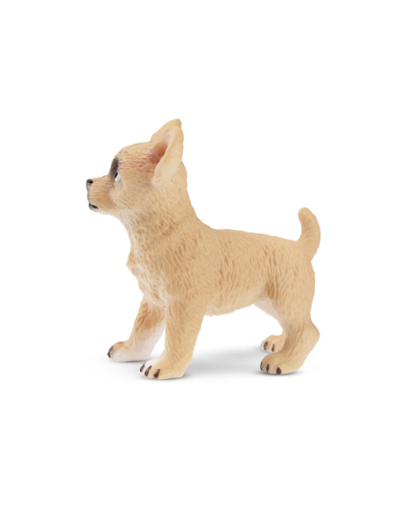 Figurine chiot Chihuahua fauve debout Toymany