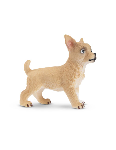 Figurine chiot Chihuahua fauve debout Toymany