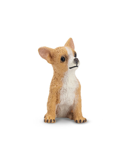 Figurine chiot Chihuahua fauve assis Toymany