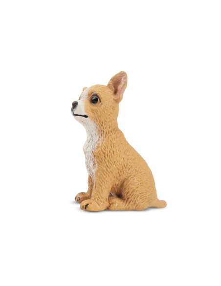 Figurine chiot Chihuahua fauve assis Toymany