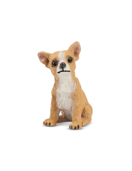 Figurine chiot Chihuahua fauve assis Toymany