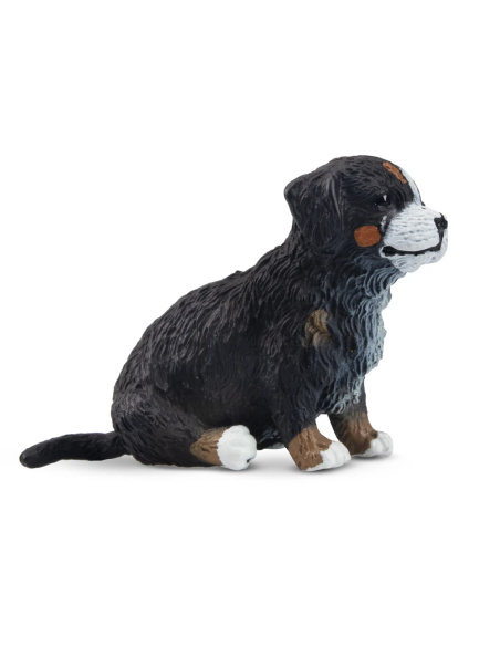 Figurine chiot Bouvier bernois assis Toymany