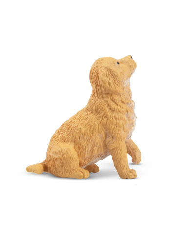 Figurine chiot Golden Retriever assis Toymany