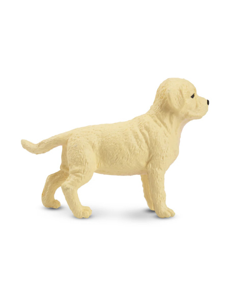 Figurine chiot Boxer blanc debout Toymany