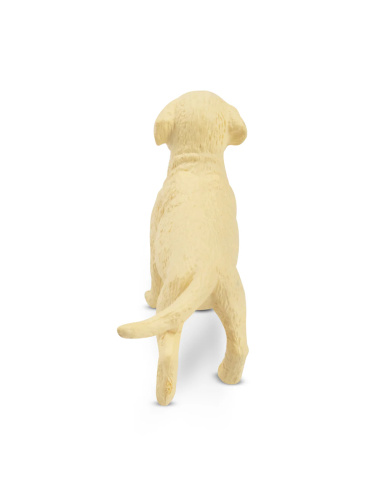 Figurine chiot Boxer blanc debout Toymany