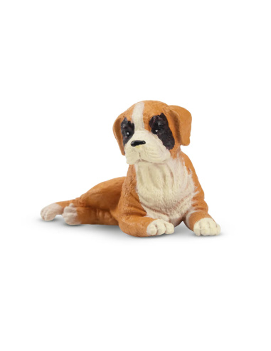 Figurine chiot Boxer allongé Toymany