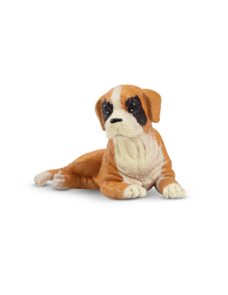Figurine chiot Boxer allongé Toymany