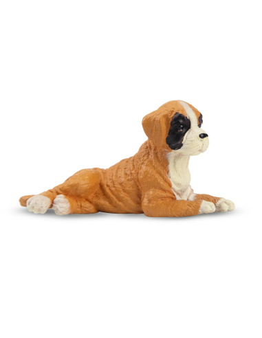 Figurine chiot Boxer allongé Toymany