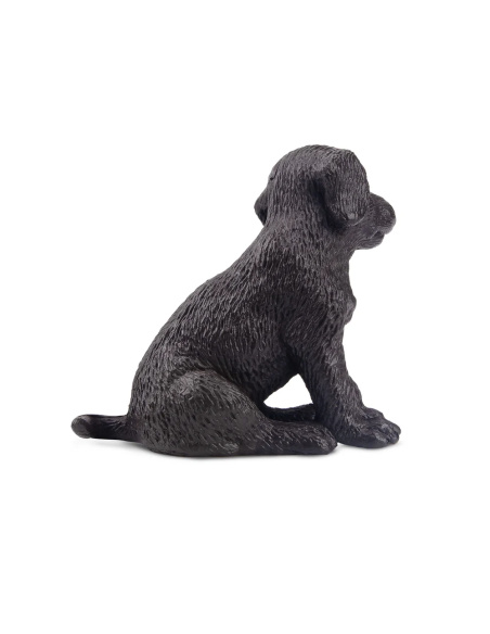 Figurine chiot Labrador noir assis Toymany