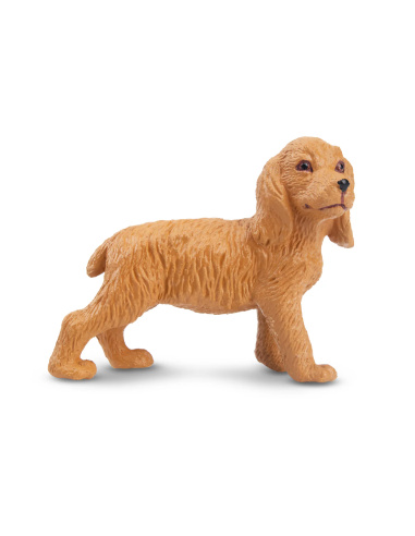 Figurine chiot Cocker spaniel doré debout Toymany
