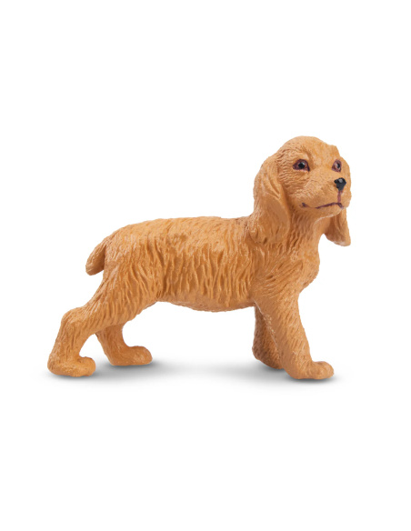 Figurine chiot Cocker spaniel doré debout Toymany