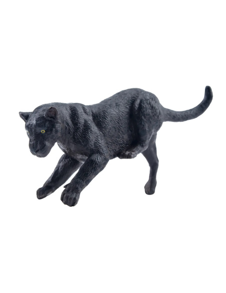 Figurine jaguar noir femelle (allongée) ToyMany