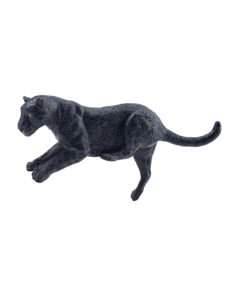 Figurine jaguar noir femelle (allongée) ToyMany