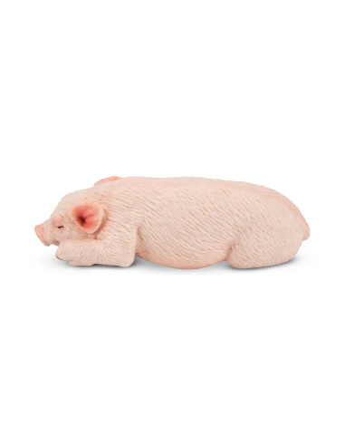 Figurine porcelet rose endormi ToyMany