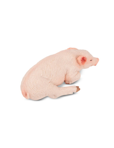 Figurine porcelet rose endormi ToyMany