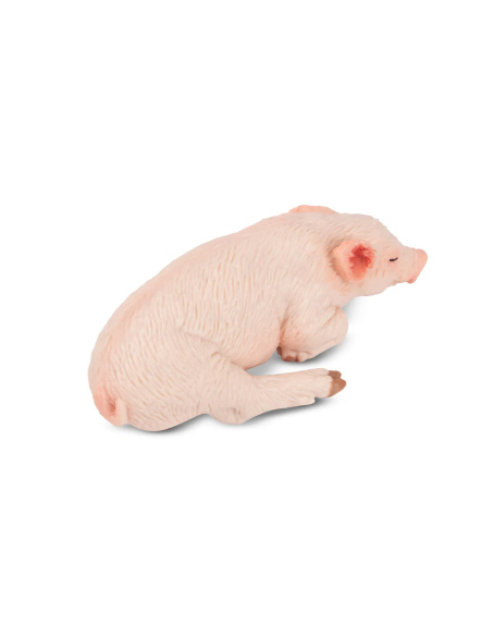 Figurine porcelet rose endormi ToyMany