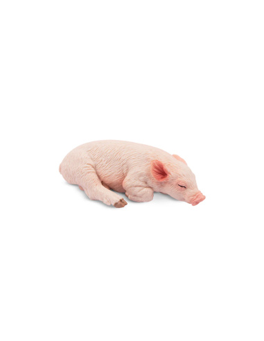 Figurine porcelet rose endormi ToyMany